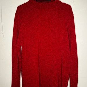 Sag Harbor Acrylic Red Sweater